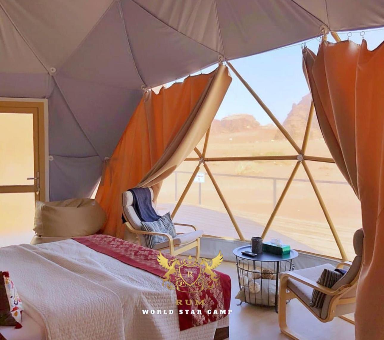 Апарт отель Rum Mountain Luxury Camp Вади-Рам Экстерьер фото